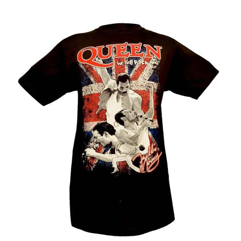 Polera Queen We Will Rock You Doble Estampado-0