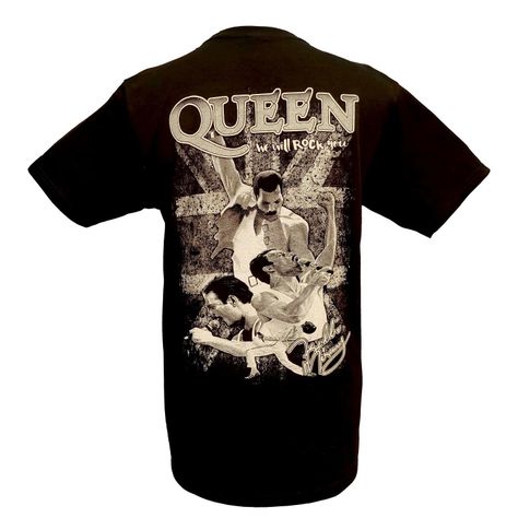 Polera Queen We Will Rock You Doble Estampado-1