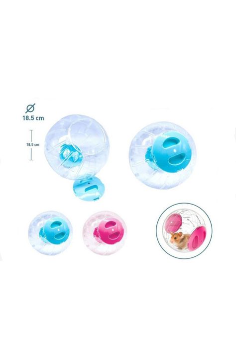 Rueda en Forma de Pelota Transparente para Hámster-1