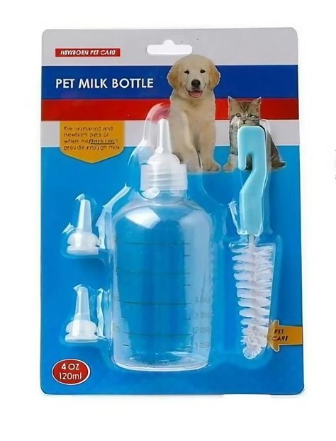 Mamadera Para Cachorros Perro Gatos 120ml-0