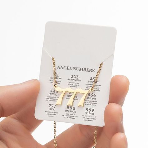 Collar Numero 777 Angeles Codigo Sagrado Numerologia Señal espiritual-0