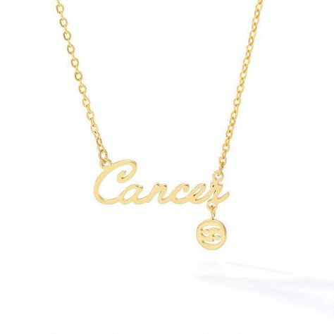Collar Horoscopo Constelacion Signo CANCER Zodiacal Full Tendencia-0