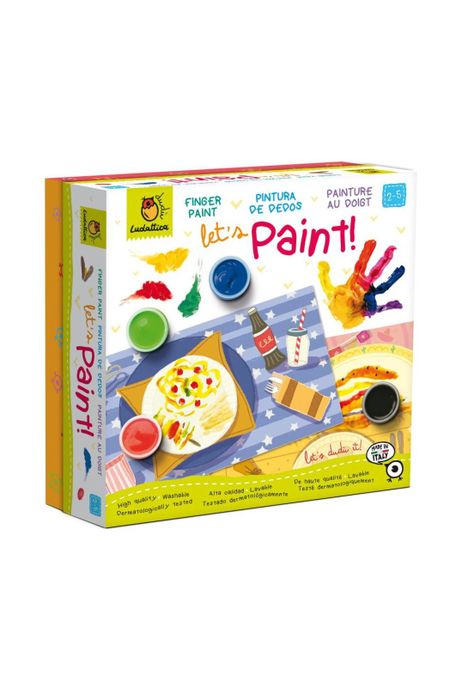 Pintura de Dedos Let's Paint Ludattica-0
