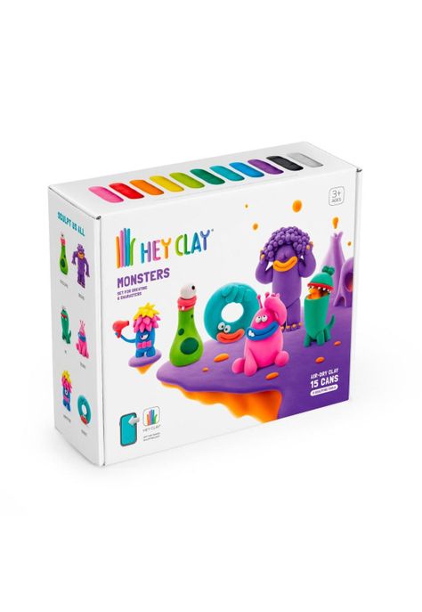 Monstruos: 15 Potes Hey Clay-0