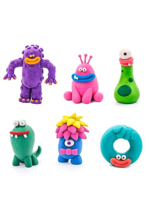 Monstruos: 15 Potes Hey Clay-3