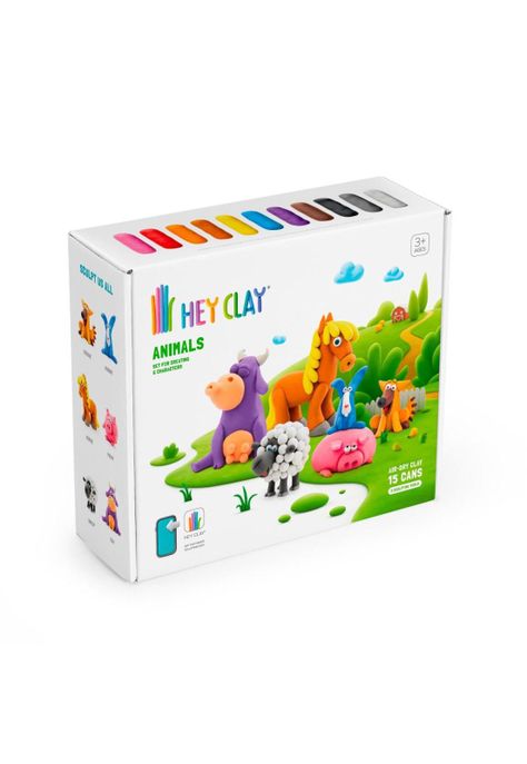 Animales: 15 Potes Hey Clay-0