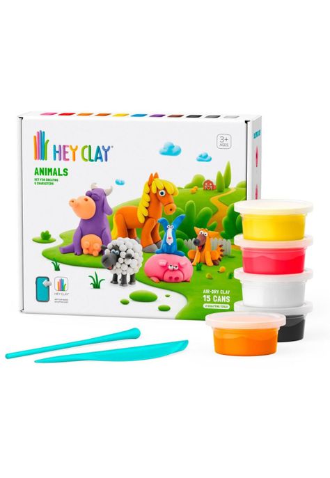 Animales: 15 Potes Hey Clay-2
