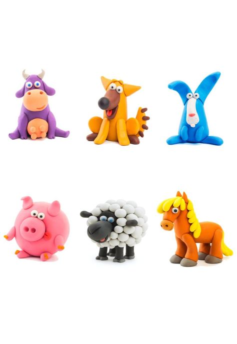 Animales: 15 Potes Hey Clay-4