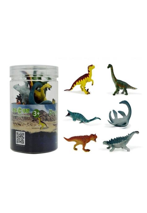 Set Figuras de Animales Prehistóricos 6 Piezas Set B Recur-2
