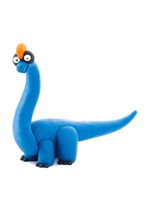 Dinosaurio: Braquiosaurio 3 Potes Hey Clay-2