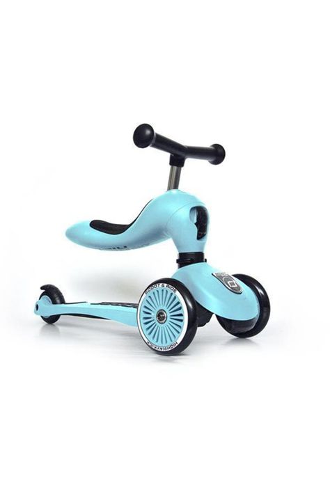 Scooter 2 En 1 Highwaykick 1 Blueberry Scoot and Ride-0