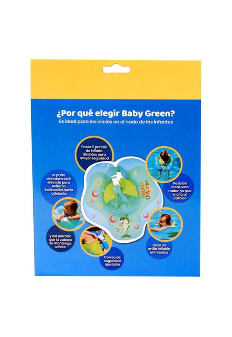 Flotador Infantil Baby Green Green Dolphin-4