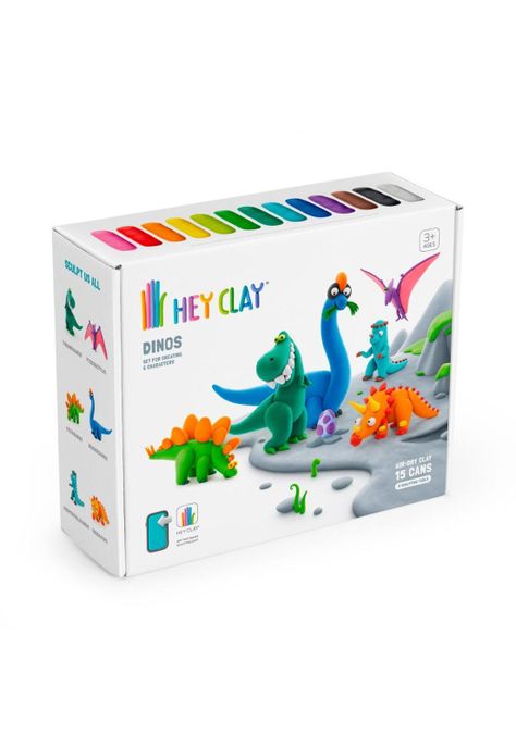 Dinosaurios: 15 Potes - Hey Clay-0