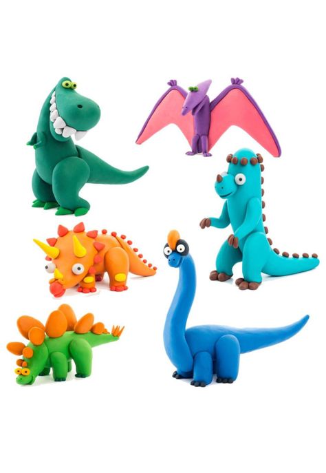 Dinosaurios: 15 Potes - Hey Clay-3