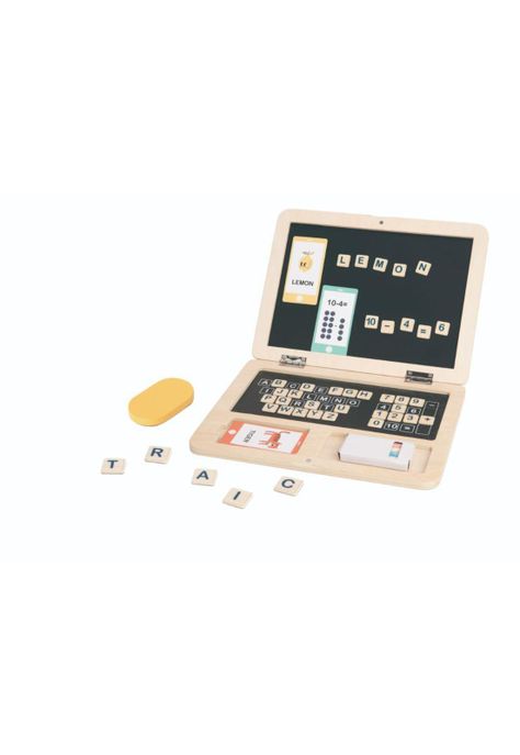 Computador de Actividades Madera Tooky Toy-1