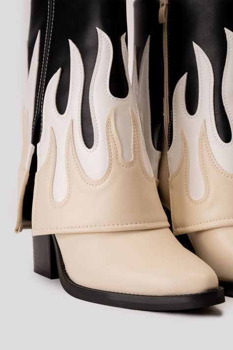 Bota Mujer Beige Loira Zameta-5