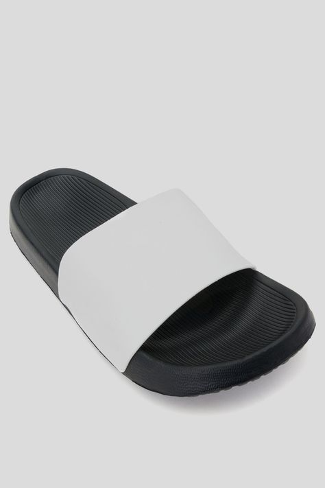 Sandalia Hombre Negro Krune Chancleta-2