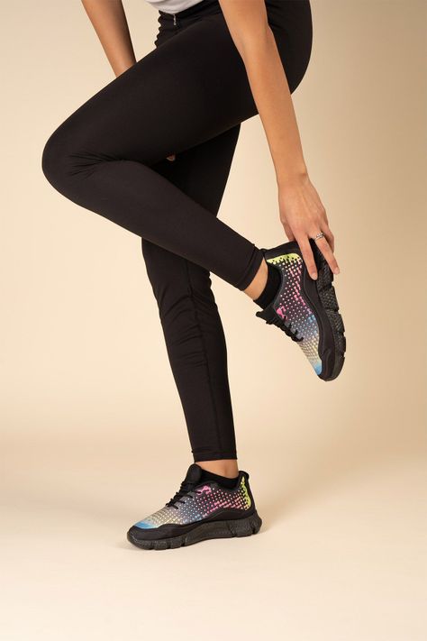 Zapatilla Deportiva Mujer Negro Lissa Chinitown-1