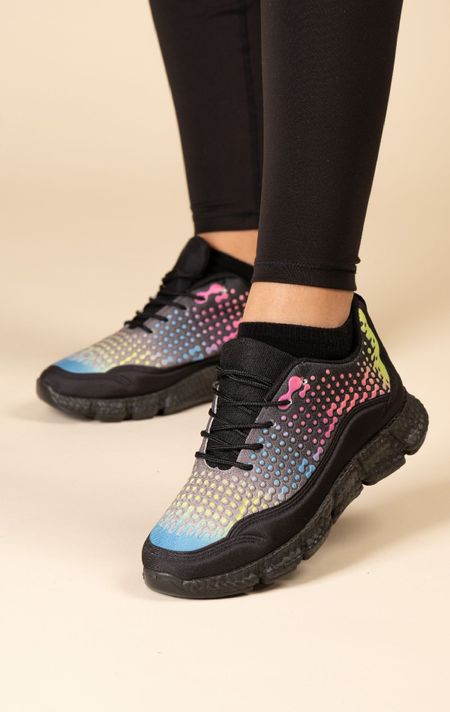 Zapatilla Deportiva Mujer Negro Lissa Chinitown-4