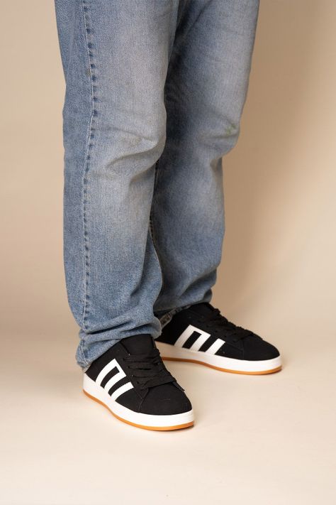 Zapatilla Hombre Negro Leif Chinitown-4
