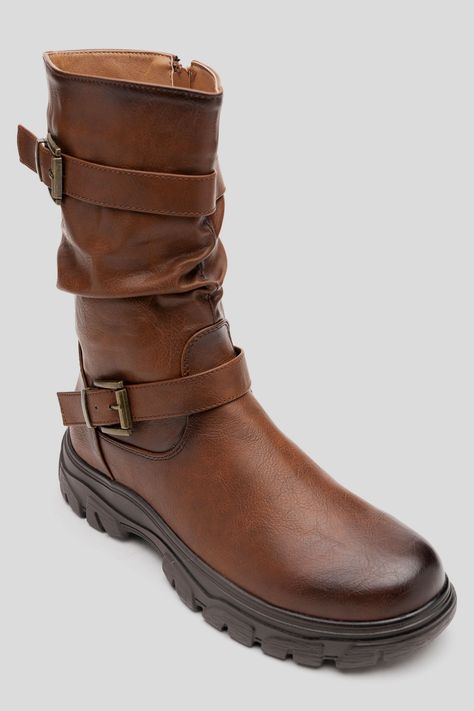 Bota Mujer Café Karín Thunder Blue-2