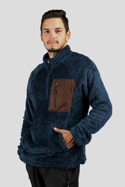 Polar Chiporro Outdoor Cervino Hombre Azul Blue Mountain-1