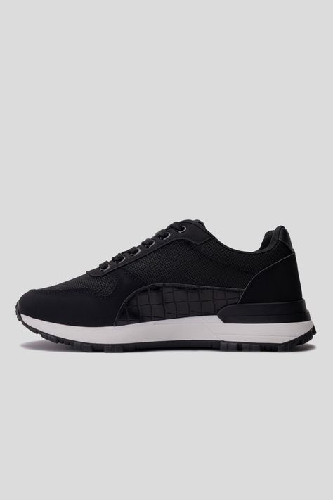 Zapatilla Hombre Negro Timy Chinitown-1