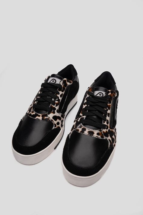 Zapatilla Stella Negra Print Landazuri-3