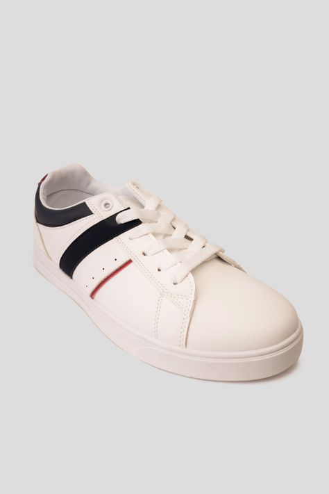Zapatilla Hombre Blanco Connor Thunder Blue-2