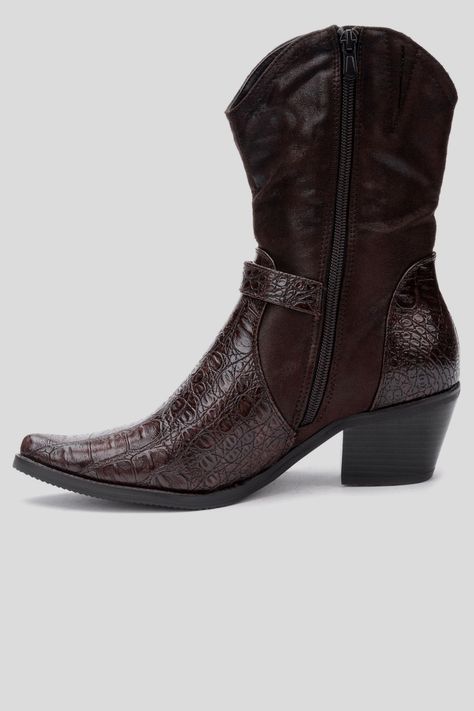 Bota Mujer Café oscuro Mazza Thunder Blue-1