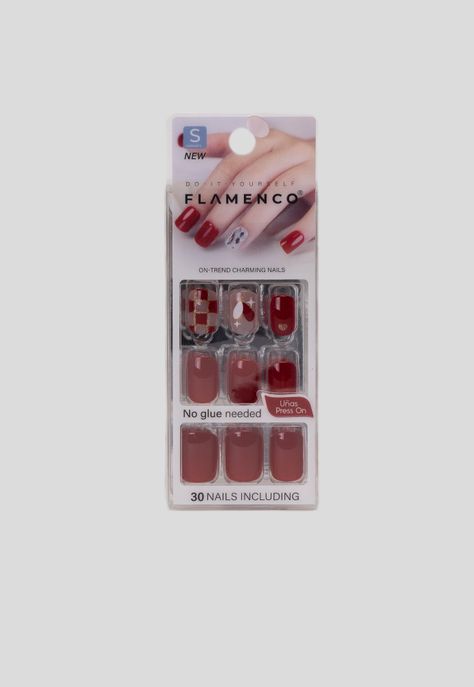 Set Uñas Diseño Rojo Chinitown-0
