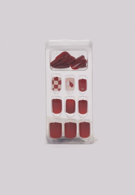 Set Uñas Diseño Rojo Chinitown-1