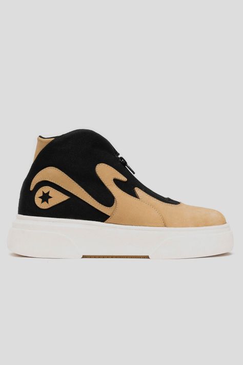 Zapatilla Urbana Mujer Cygnus Camel Landazuri-0