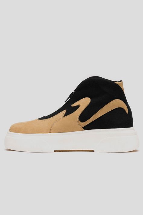 Zapatilla Urbana Mujer Cygnus Camel Landazuri-1