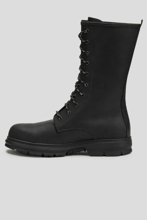 Bota Larga Cuero Pugna Negra Landazuri-1