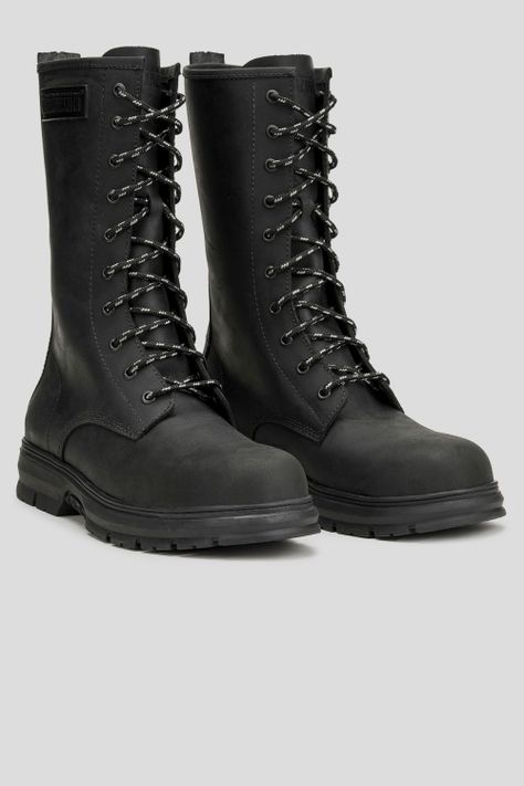 Bota Larga Cuero Pugna Negra Landazuri-2