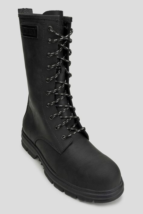 Bota Larga Cuero Pugna Negra Landazuri-3