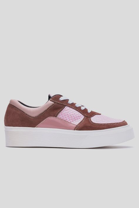 Zapatilla Cuero Romeral Rosada Barrientos-0