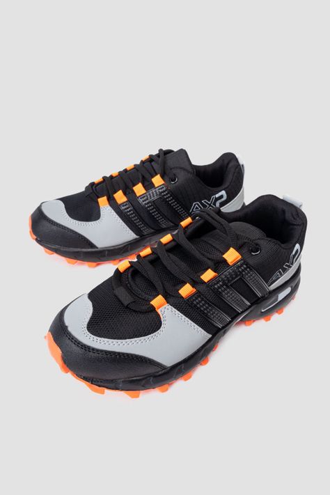 Zapatilla Hombre Negro Naranjo Koeman Apóstol-3