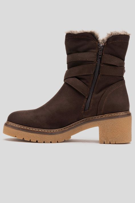 Bota Mujer Café Oscuro Ainoa Thunder Blue-1