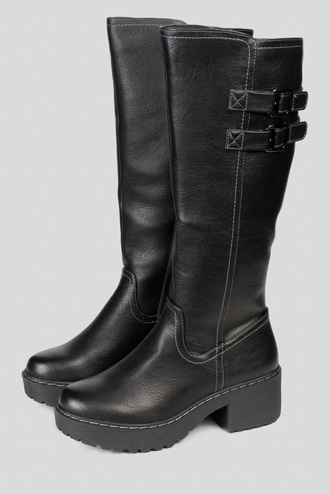 Bota Mujer Negro Edesia Thunder Blue-2