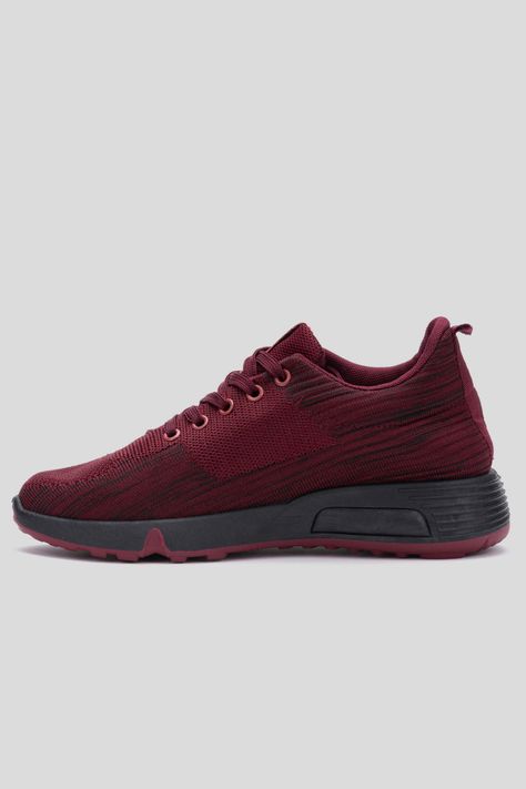 Zapatilla Deportiva Mujer Miriel Rojo Oscuro Chinitown-2