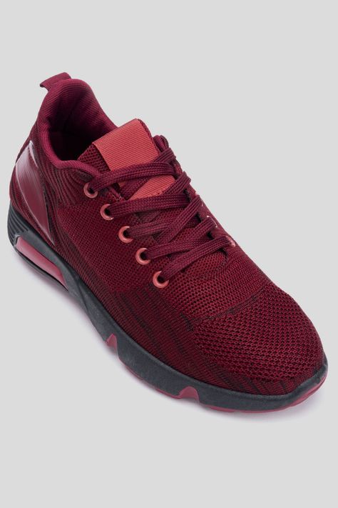 Zapatilla Deportiva Mujer Miriel Rojo Oscuro Chinitown-3