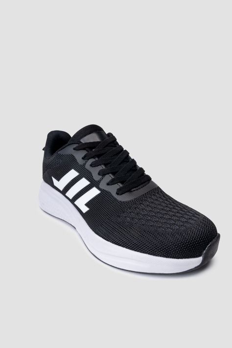 Zapatilla Hombre Negro Blanco Piero Apóstol-2