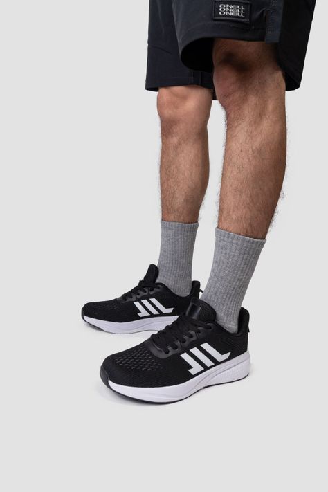 Zapatilla Hombre Negro Blanco Piero Apóstol-4