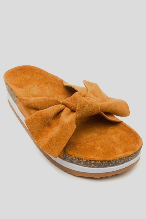Sandalia Mujer Camel Allison Chancleta-2