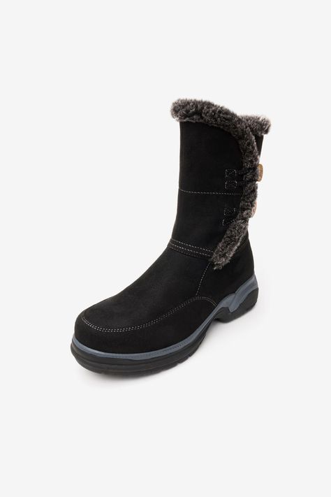 Bota Mujer Negro Oliva Chancleta-3