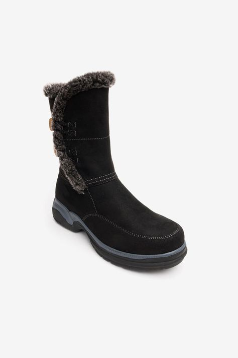 Bota Mujer Negro Oliva Chancleta-1