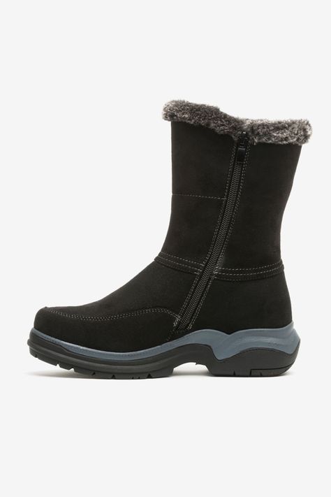 Bota Mujer Negro Oliva Chancleta-2