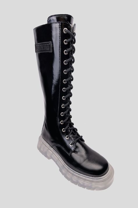 Bota Cuero Daryl Cristal Negra Landazuri-2
